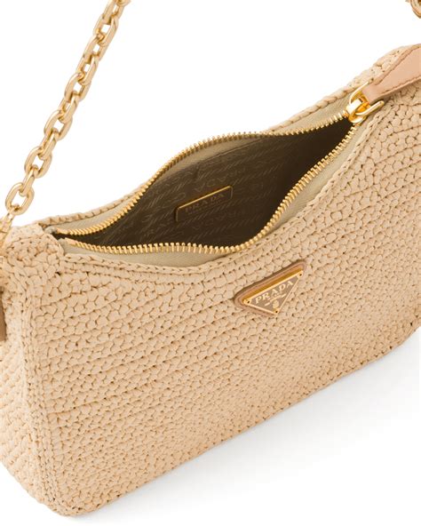 prada re edition 2005 raffia